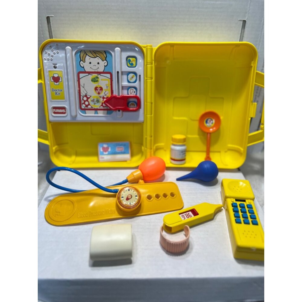 Playskool doctor kit works includes medical tools shown in photos